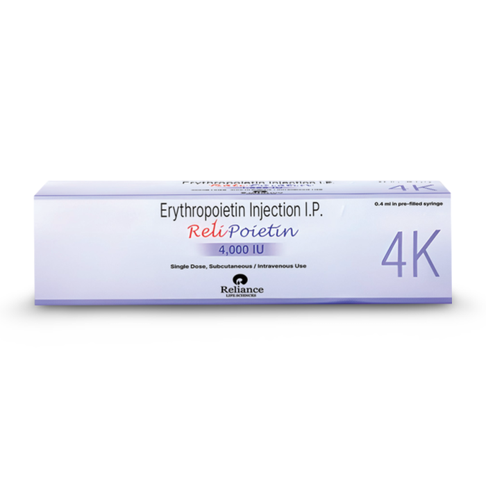 Relipoietin 4000 IU 0.4 ml Injection