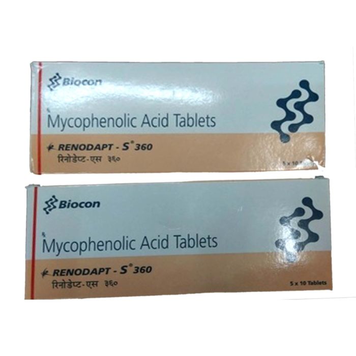 Renodapt S 360 Mg with Mycophenolate Moftil