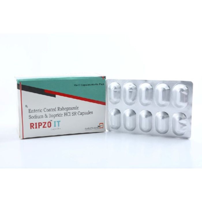 Ripzo IT Capsule with Rabeprazolecand Itopride