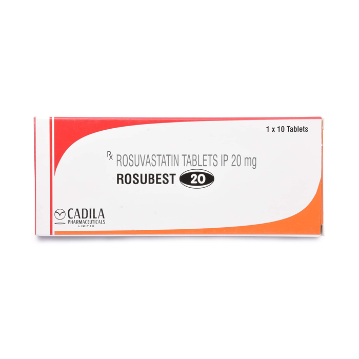 Rosubest 20 Mg with Rosuvastatin                            