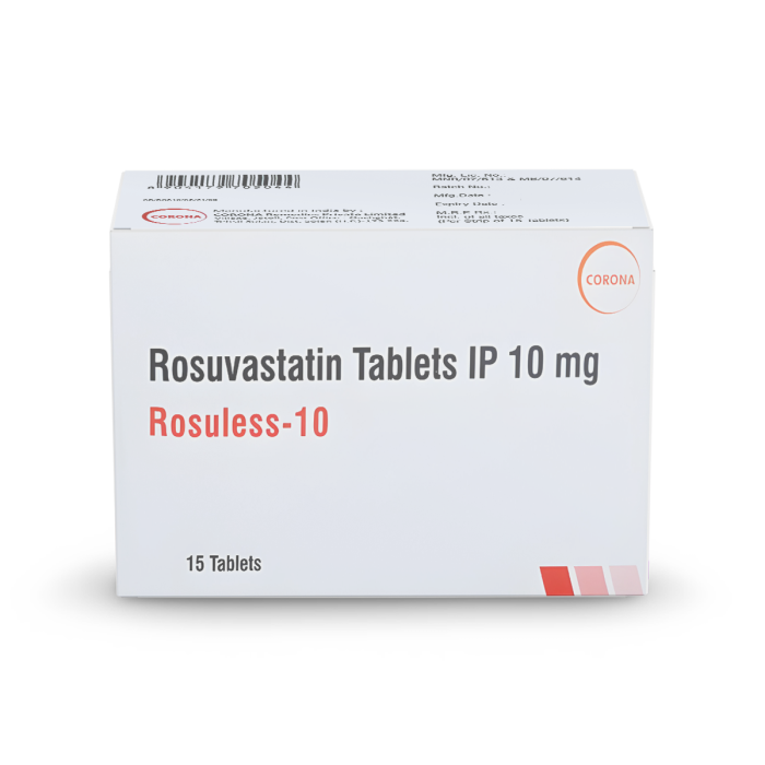 Rosuless 10 Tablet with Rosuvastatin