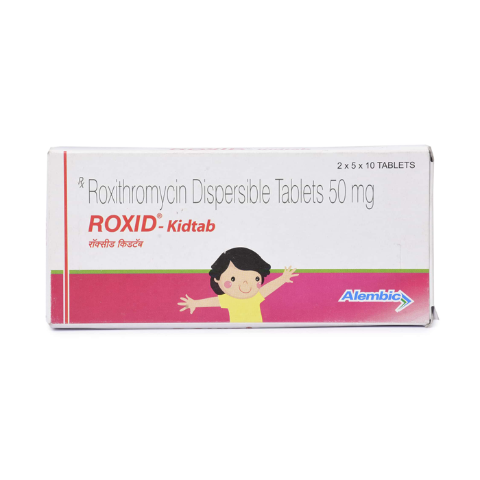 Roxid Kidtab 50 Mg with Roxithromycin                            