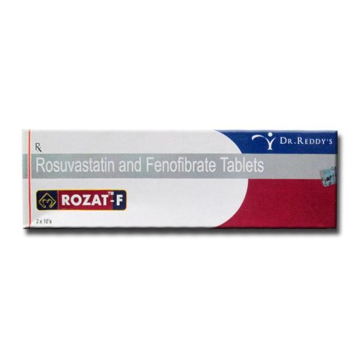 Rozat-F Tablet with Fenofibrate and Rosuvastatin