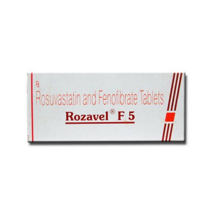 Rozavel F 5 Tablet with Fenofibrate and Rosuvastatin