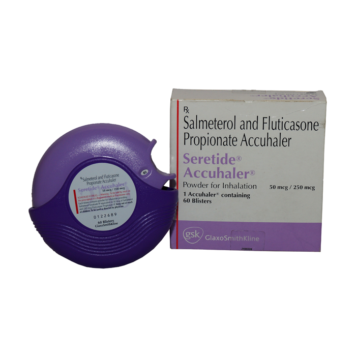 Seretide Accuhaler 250 Mcg with Salmeterol & Fluticasone Propionate Accuhaler             