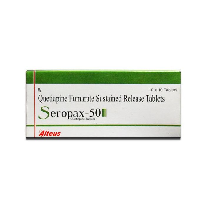 Seropax 50 Mg Tablet with Quetiapine
