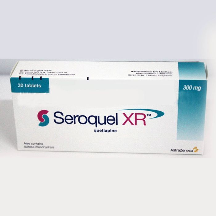 Seroquel XR 300 Mg with Quetiapine Fumarate        