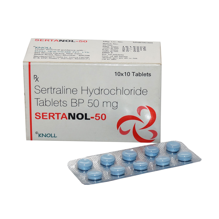 Sertanol 50 Mg with Sertraline                  