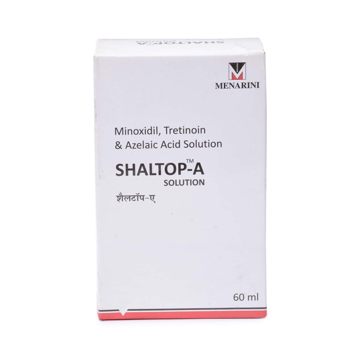 Shaltop A Solution 60 ml with Minoxidil, Tretinoin and Azelaic Acid                    