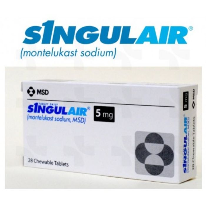 Singulair 5 Mg Tablet with Montelukast