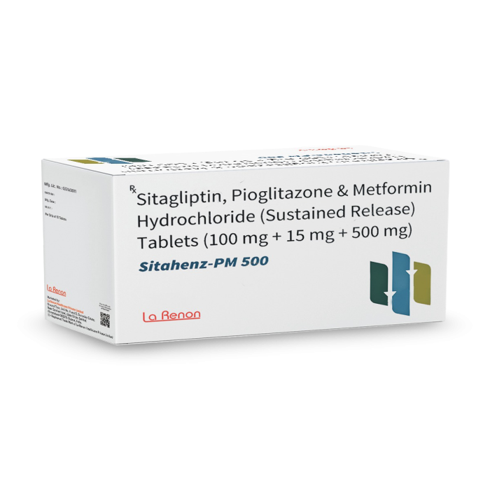 Sitahenz PM 500mg/15mg/100mg Tablet