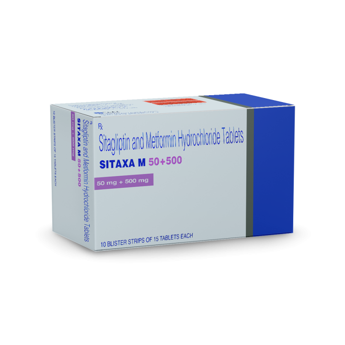 Sitaxa M 50mg/500mg Tablet