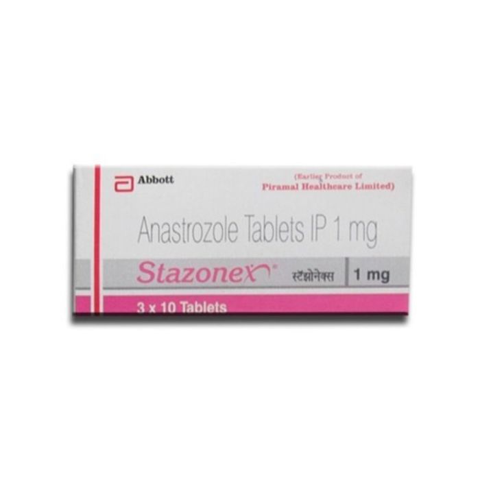 Stazonex 1 Mg Tablets with Anastrozole