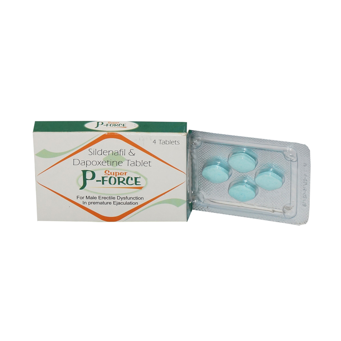 Super P-Force 100 Mg with Sildenafil & Dapoxetine                     