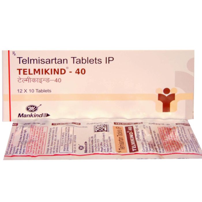 Telmikind 40 Tablet with Telmisartan