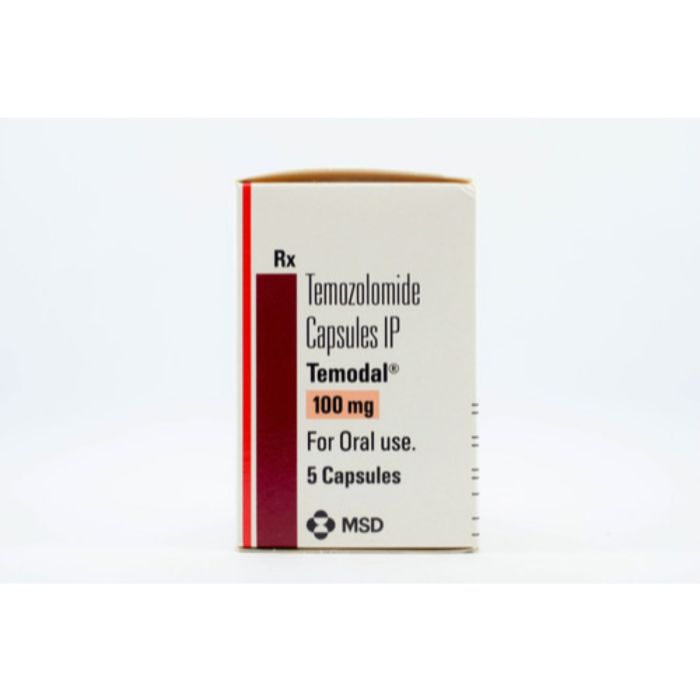 Temodal 100 mg Capsule with Temozolomide