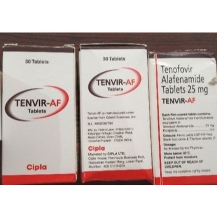 Tenvir AF 25 Mg Tablet with Tenofovir Alafenamide                  