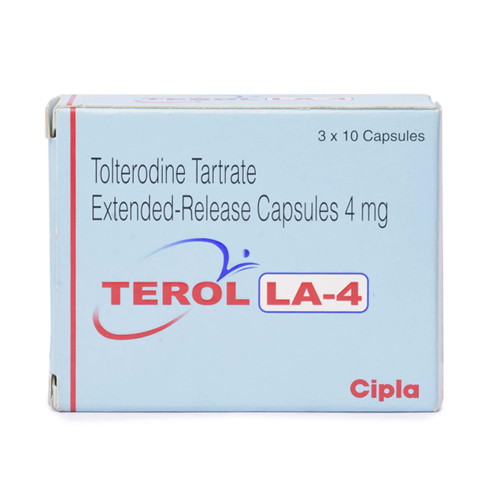 Terol LA 4 Mg with Tolterodine Tartrate                  