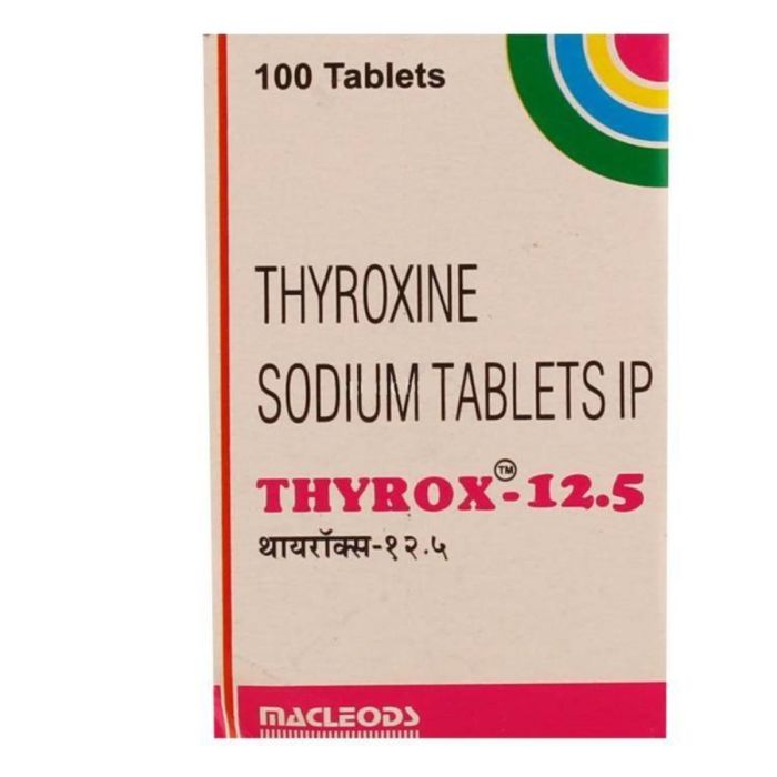 Thyrox 12.5 Tablet with Thyroxine-Levothyroxine