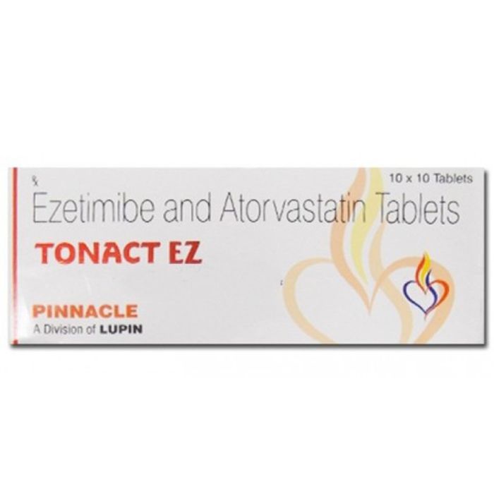 Tonact EZ  20+10 Mg with Atorvastatin and Ezetimibe   