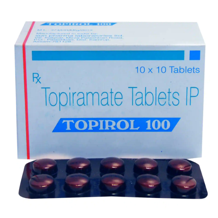 Topirol 100 Tablet with Topiramate