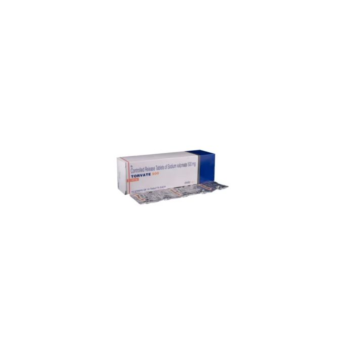 Torvate 500 Tablet CR with Sodium Valproate