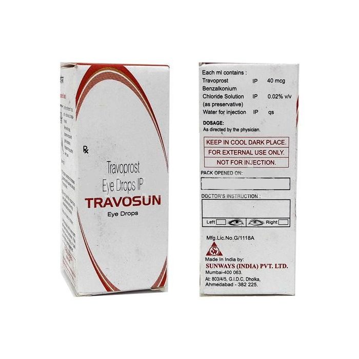 Travosun Eye Drop with Travoprost