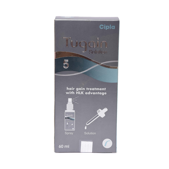 Tugain 5% 60 ml with Minoxidil                