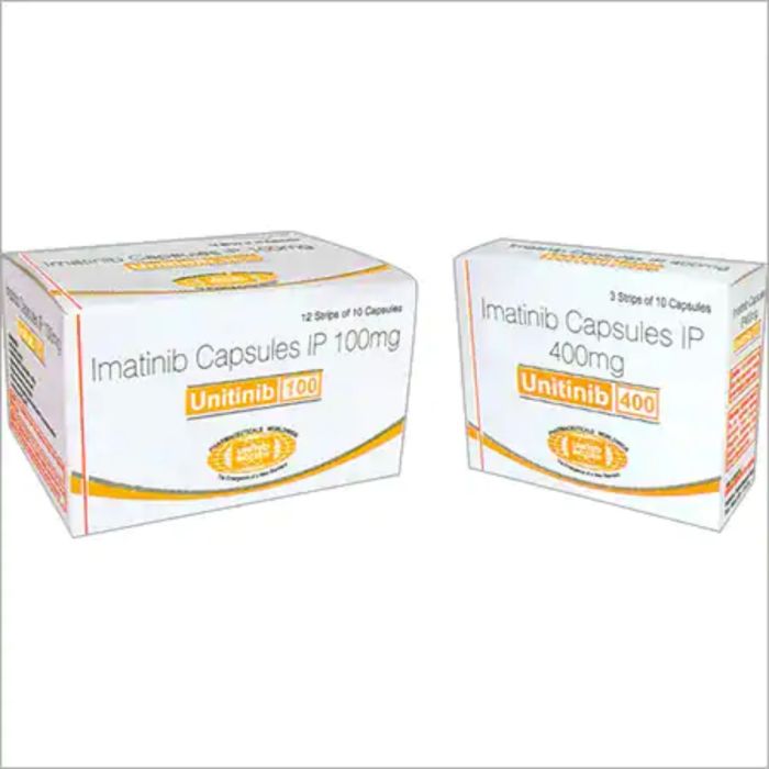 Unitinib 400 Mg Capsule with Imatinib mesylate