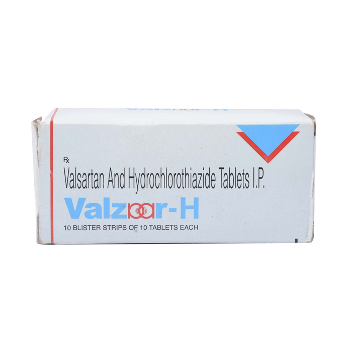 Valzaar H 80+12.5 Mg with Valsartan HCTZ                      