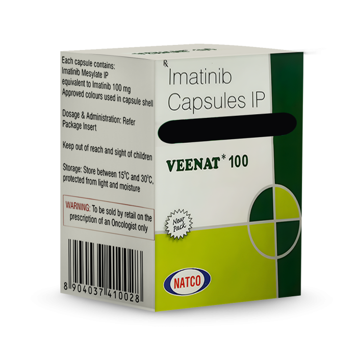 Veenat 100 Mg Capsules with Imatinib Mesylate