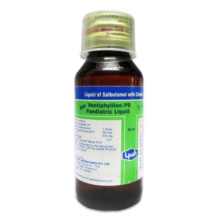 Ventiphylline Syrup with Salbutamol and Theophylline                  
