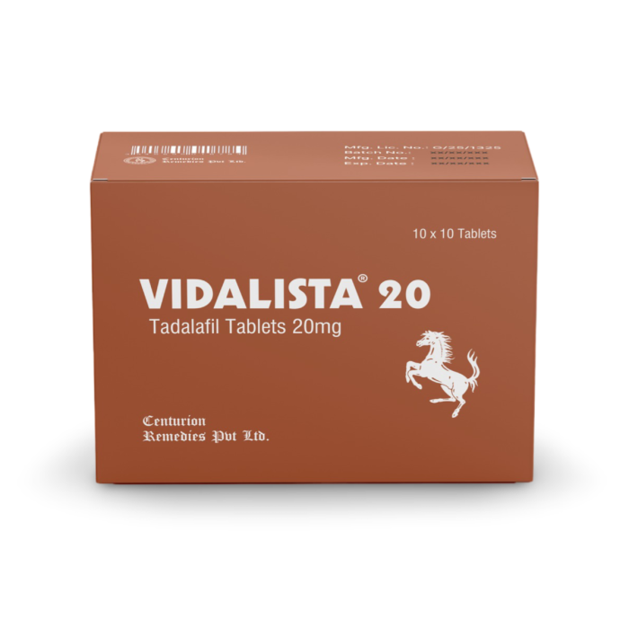 Vidalista 20 with Tadalafil