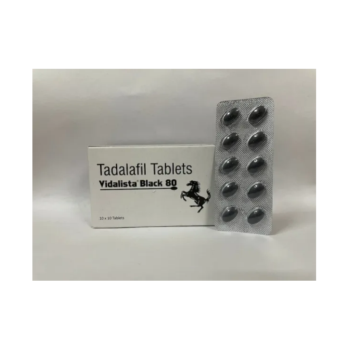 Vidalista Black 80 Mg Tablet With Tadalafil