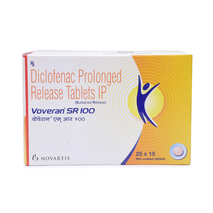 Voveran SR 100 Mg with Diclofenac Sodium            