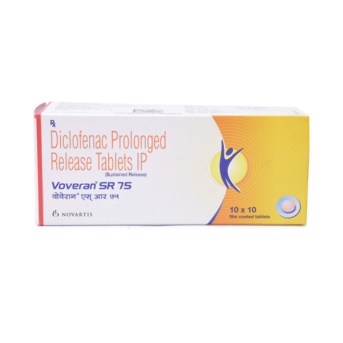 Voveran SR 75 Mg with Diclofenac Sodium                       