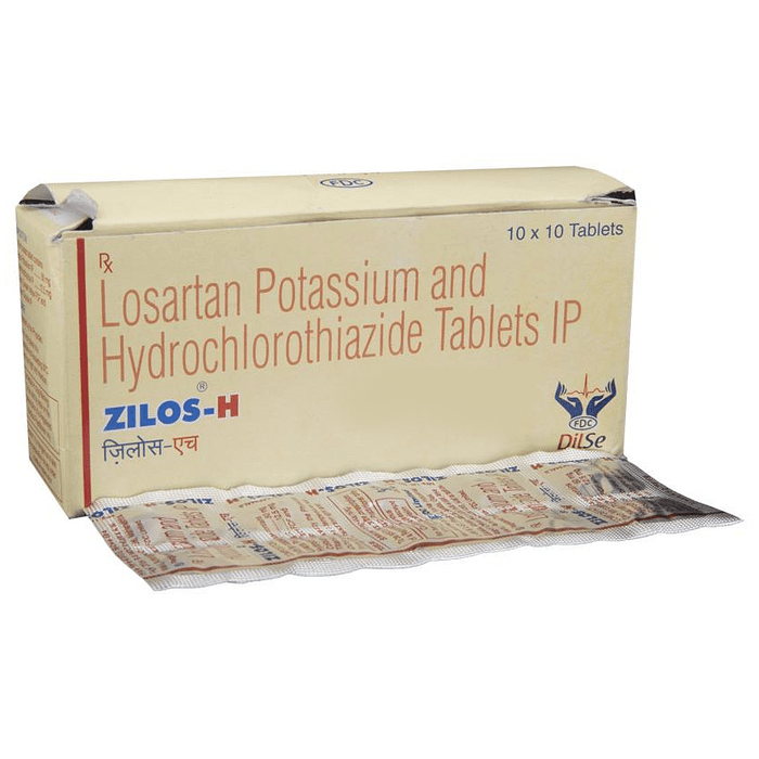 Zilos-H Tablet with Losartan + Hydrochlorothiazide