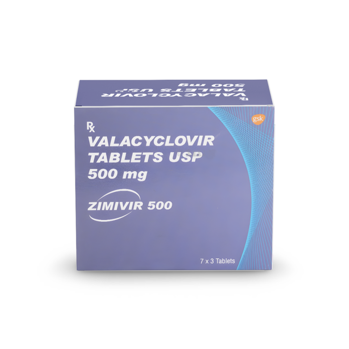 Zimivir 500 Tablet with Valacyclovir      