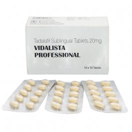 How to use Vidalista Professional 20 Mg (Tadalafil) tablet