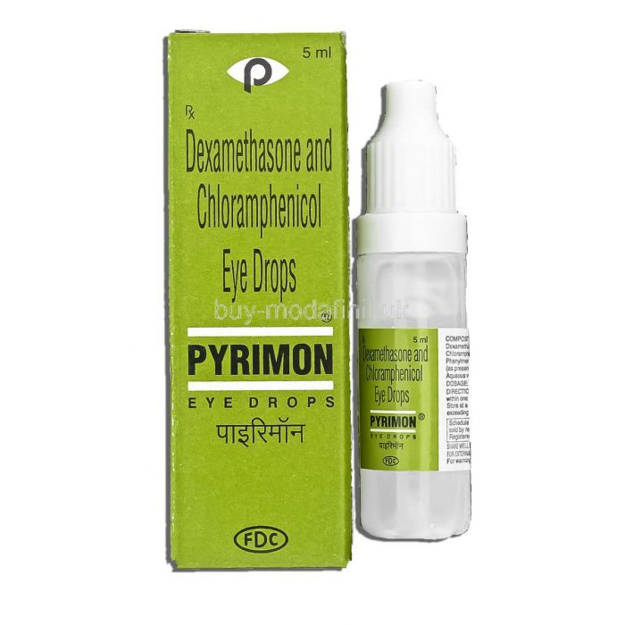 Pyrimon 5 ml Dexamethasone +Chloramphenicol caution