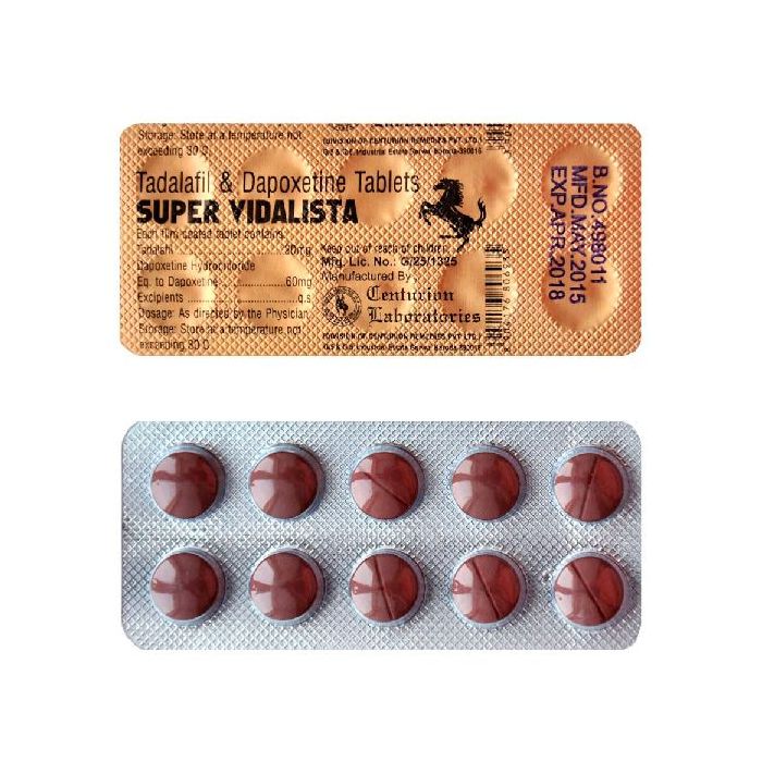 Super Vidalista | Tadalafil & Dapoxetine HCL | Precaution