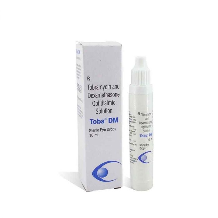 Toba Dm Eye Drop 10 Ml | Tobramycin And Dexamethasone | Tobradex