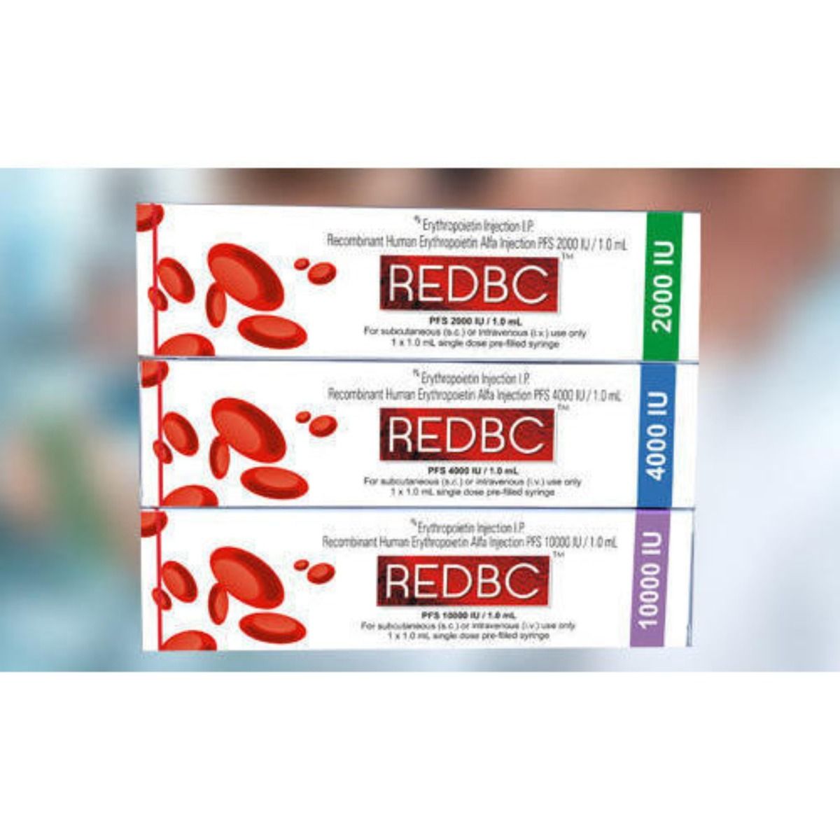 絶妙なデザイン | Alfa Epoetin | Injection ml 1 IU 4000 REDBC Procrit Dosage | 健康・医学