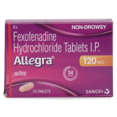 Allegra 120 Mg with Fexofenadine