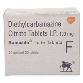 Banocide Forte 100 Mg with Diethylcarbamazine     