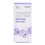 Dorzox Eye Drop 2% (5 ml) Eye Drop, Trusopt, Dorzolamide
