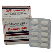 Eramycin 500 Mg with Erythromycin Stearate & Bromhexine HCI             