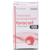 Foracort Rotacaps 100 Mcg + 6 Mcg with Budesonide + Formoterol Fumarate           