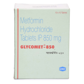 Glycomet 850 Mg with Metformin Hcl    